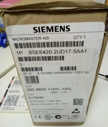 Модуль Siemens 6SE6420-2UD17-5AA1