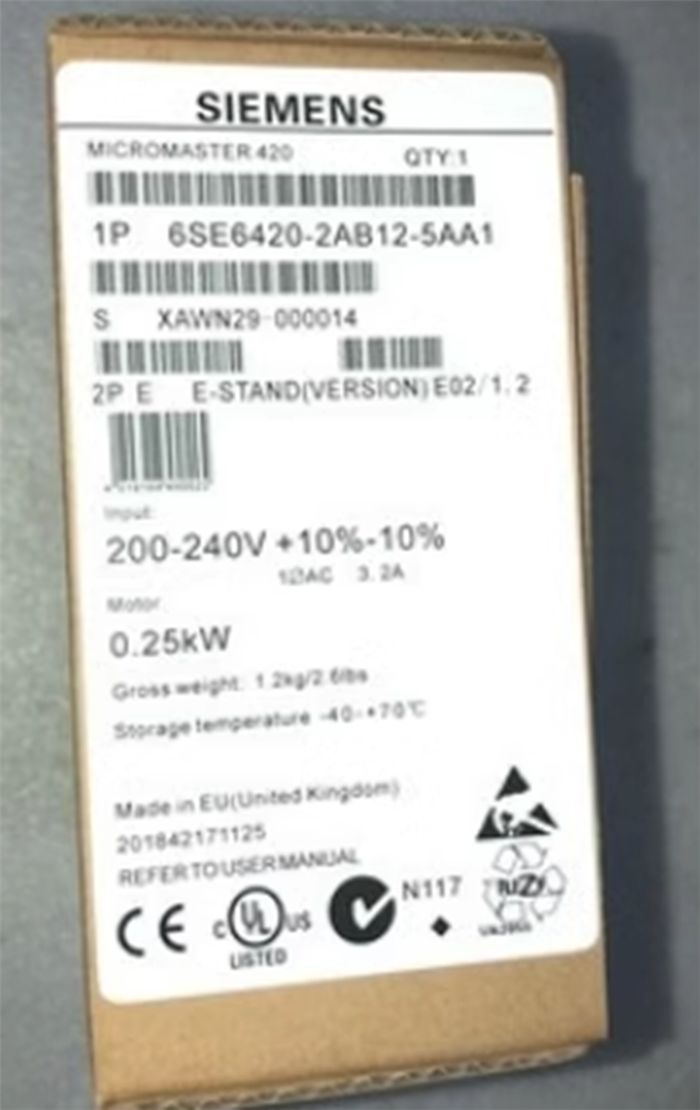 Модуль Siemens 6SE6420-2AB12-5AA1 6SE6 420-2AB12-5AA1