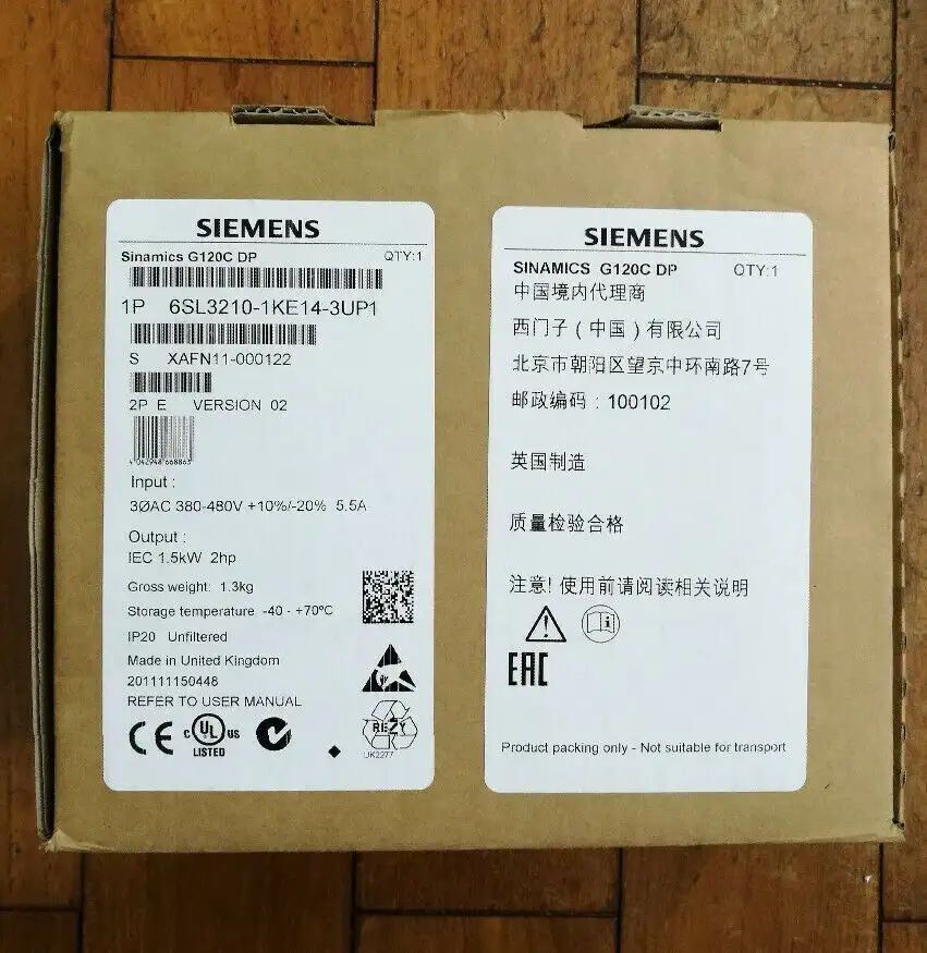 Модуль Siemens 6SL3210-1KE14-3UP1