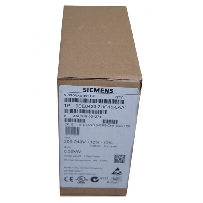 Модуль Siemens 6SE6420-2UC15-5AA1