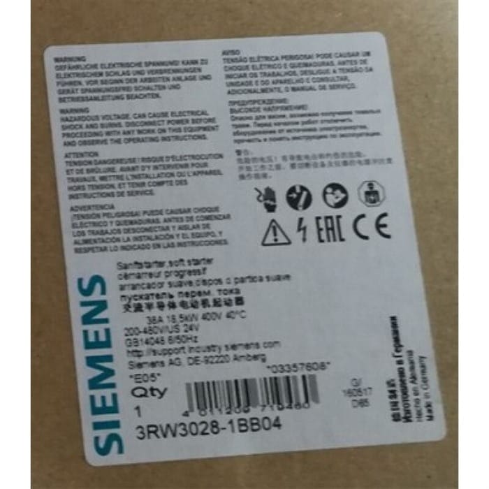 Модуль SIEMENS 3RW3028-1BB04