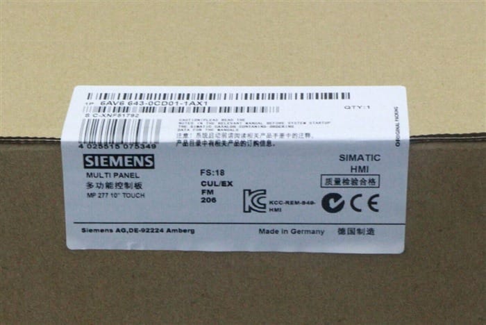 Модуль Siemens MP277 6AV6643-0CD01-1AX1