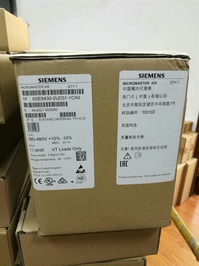 Модуль Siemens 6SE6430-2UD31-1CA0