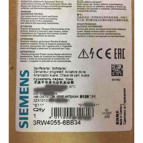 Модуль SIEMENS 3RW4055-6BB34