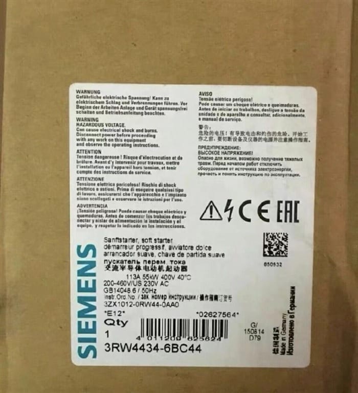 Модуль SIEMENS 3RW4434-6BC44