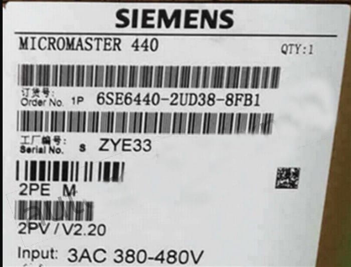 Модуль Siemens 6SE6440-2UD38-8FB1