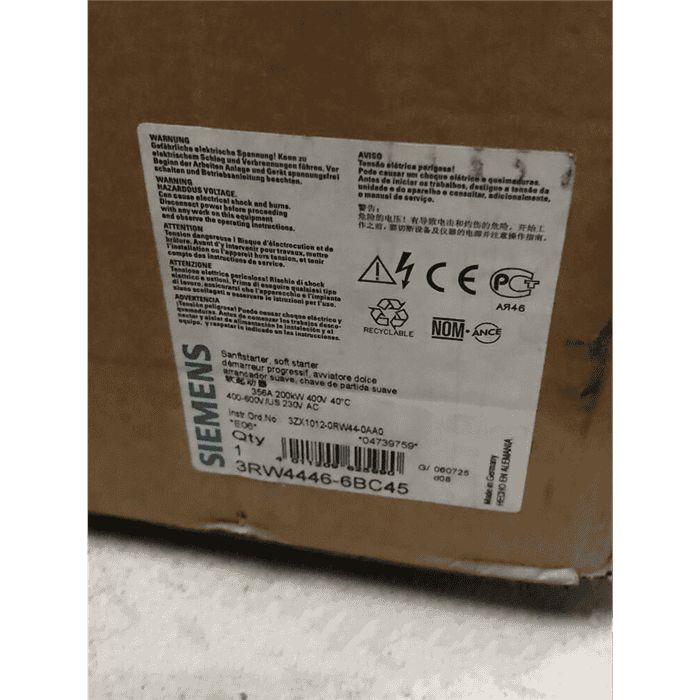 Модуль SIEMENS 3RW4446-6BC45