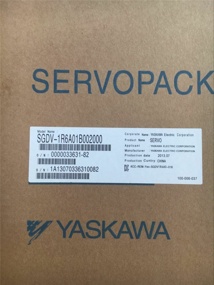 Модуль YASKAWA SERVO DRIVER SGDV-1R6A01B SGDV-1R6A01B002000