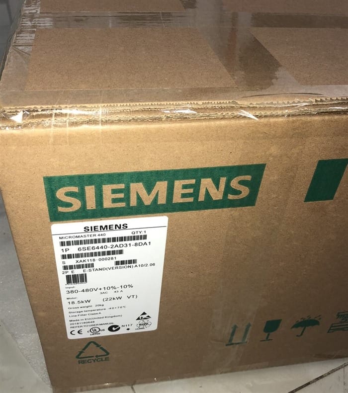Модуль Siemens 6SE6440-2AD31-8DA1