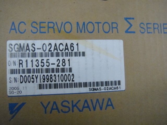 Модуль YASKAWA AC SERVO MOTOR SGMAS-02ACA61 SGMAS02ACA61 FREE PIN