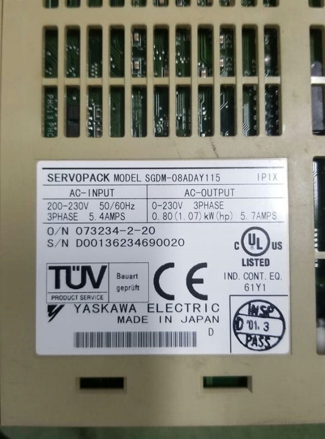 Модуль Yaskawa SGDM-08ADAY115