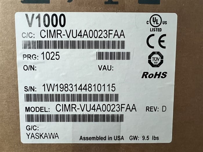 Модуль Yaskawa CIMR-VU4A0023FAA