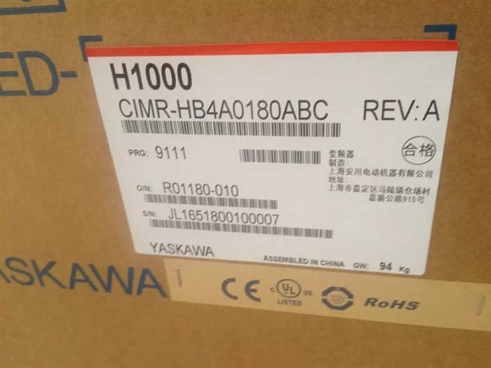 Модуль Yaskawa CIMR-HB4A0180ABC