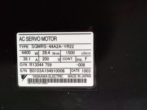 Модуль YASKAWA SGMRS-44A2A-YR22
