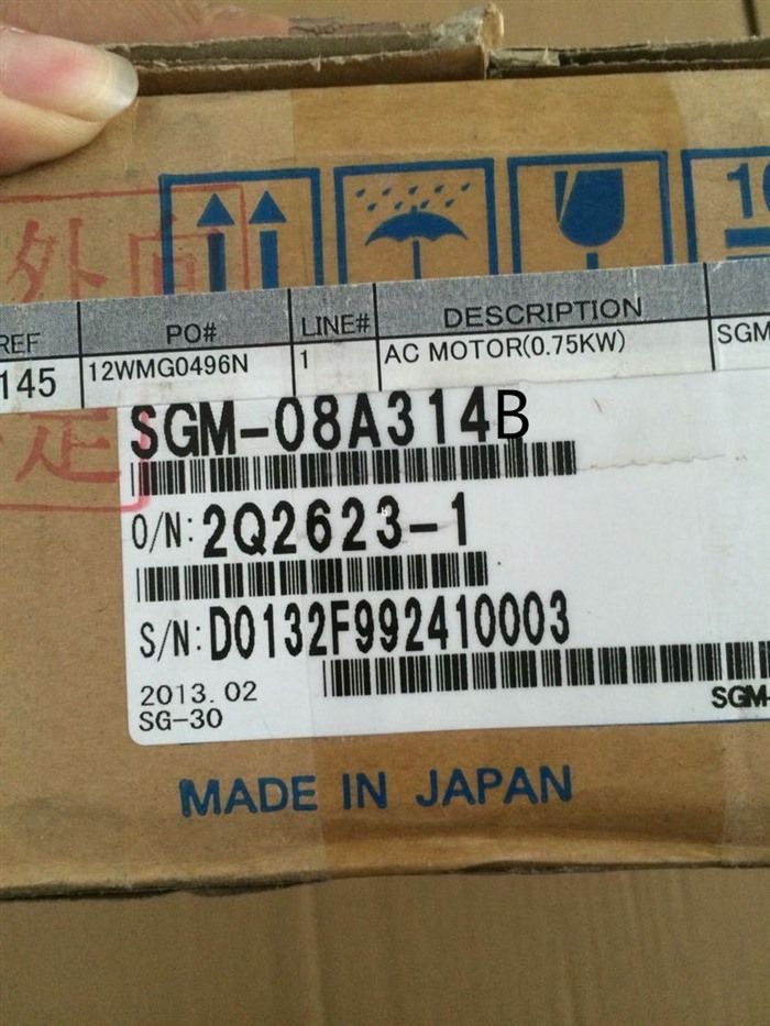 Модуль YASKAWA AC SERVO MOTOR SGM-08A314B ORIGINAL SGM08A3
