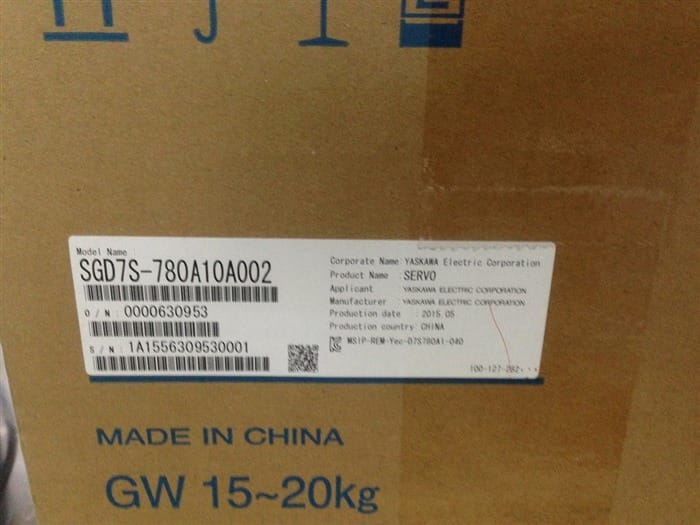 Модуль Yaskawa SGD7S-780A10A002