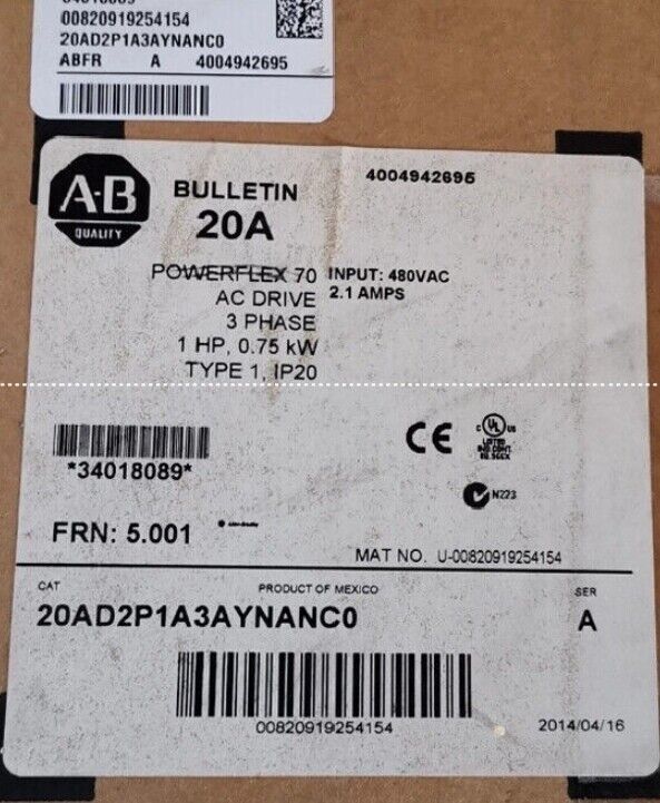 Модуль AB 20AD2P1A3AYNANC0