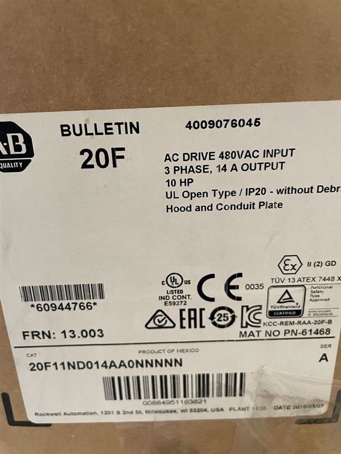 Модуль AB 20F11ND014AA0NNNNN