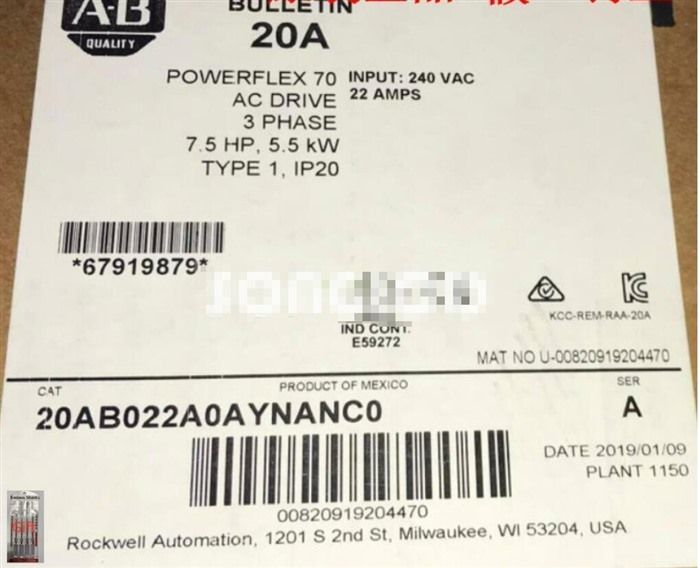 Модуль AB 20AB022A0AYNANC0