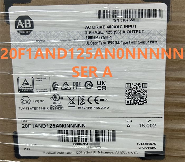 Модуль AB 20F1AND125AN0NNNNN
