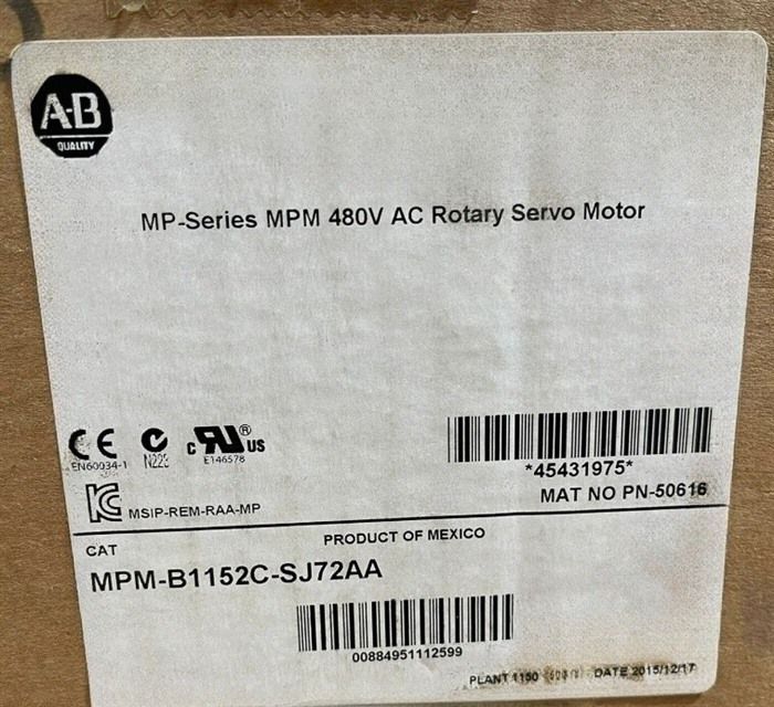Модуль Allen-Bradley MPM-B1152C-SJ72AA