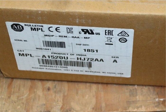Модуль Allen-Bradley MPL-A1520U-HJ72AA