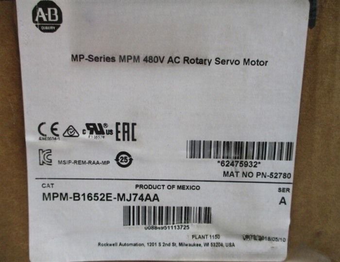 Модуль Allen-Bradley MPM-B1652E-MJ74AA