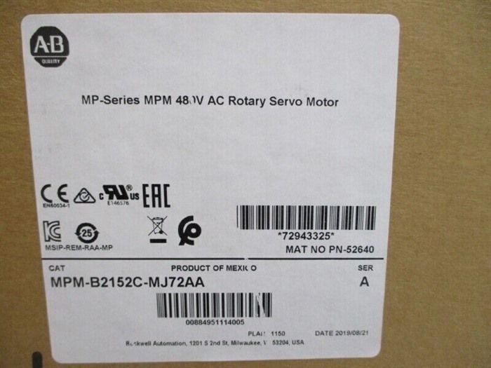 Модуль Allen-Bradley MPM-B2152C-MJ72AA