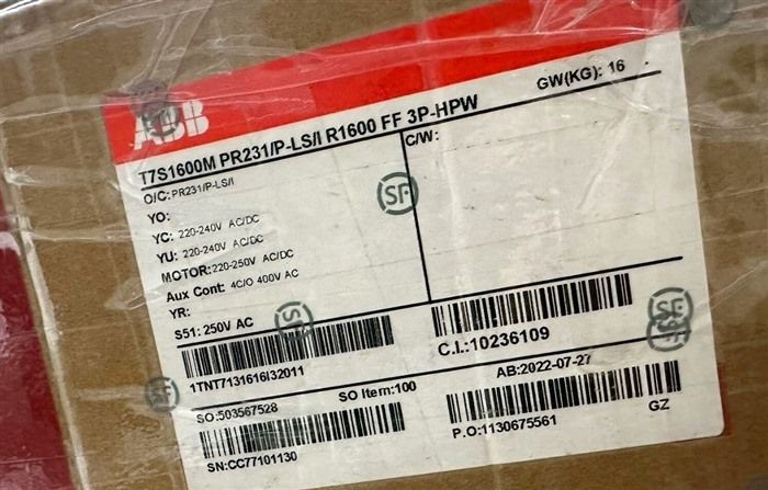 Модуль ABB Tmax T7S1600M PR231/P-LS/I R1600 FF