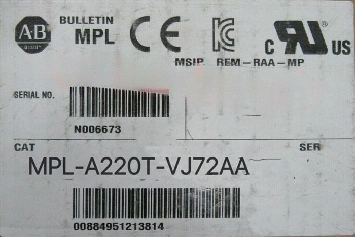 Модуль Allen-Bradley MPL-A220T-VJ72AA