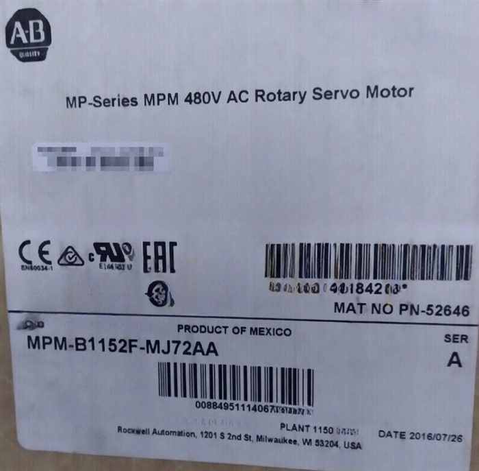 Модуль Allen-Bradley MPM-B1152F-MJ72AA