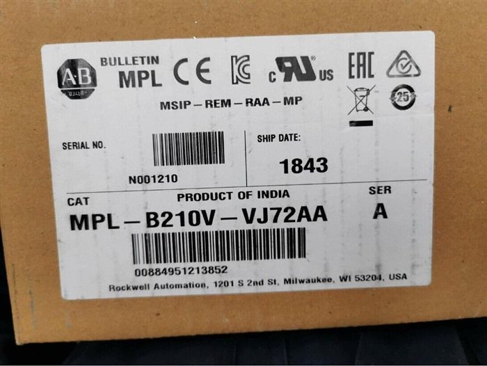 Модуль Allen-Bradley MPL-B210V-VJ72AA