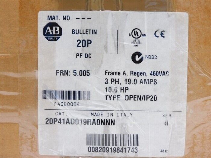 Модуль Allen-Bradley 20P41AD019RA0NNN