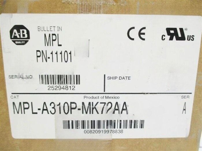 Модуль Allen-Bradley MPL-A310P-MK72AA