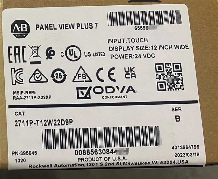Модуль Allen-Bradley 2711P-T12C22D9P