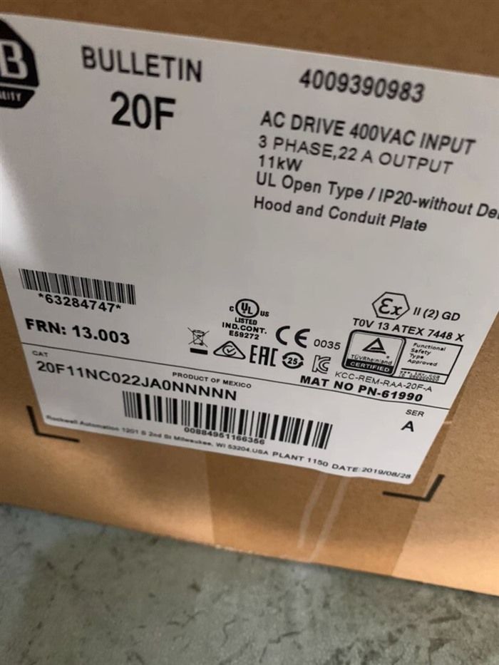 Модуль Allen-Bradley 20F11NC022JA0NNNNN