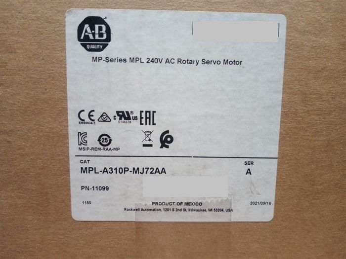 Модуль Allen-Bradley MPL-A310P-MJ72AA