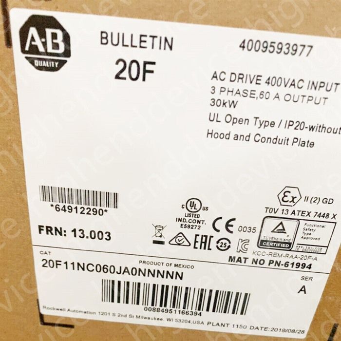 Модуль Allen-Bradley 20F11NC060JA0NNNNN
