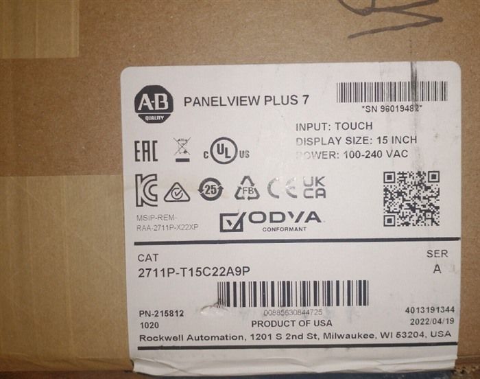Модуль Allen-Bradley 2711P-T15C22A9P