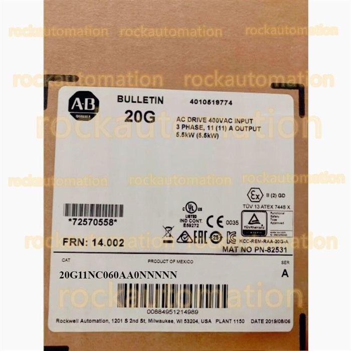 Модуль Allen-Bradley 20G11NC060AA0NNNNN