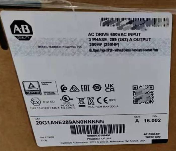 Модуль Allen-Bradley 20G1ANE289AN0NNNNN