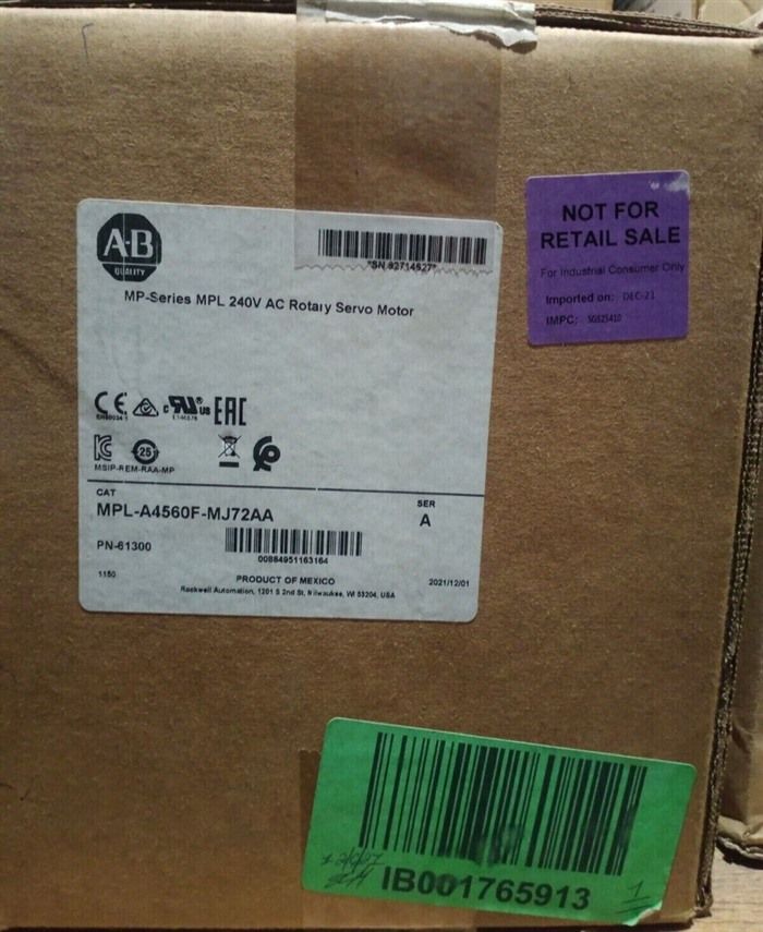Модуль Allen-Bradley MPL-A4560F-MJ72AA