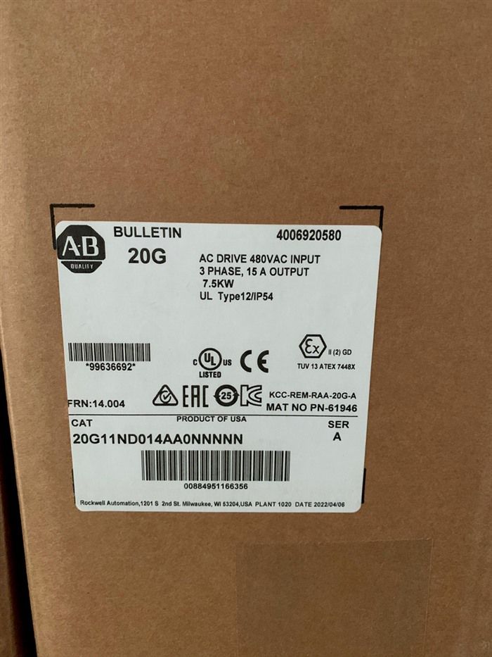 Модуль Allen-Bradley 20G11ND014AA0NNNNN