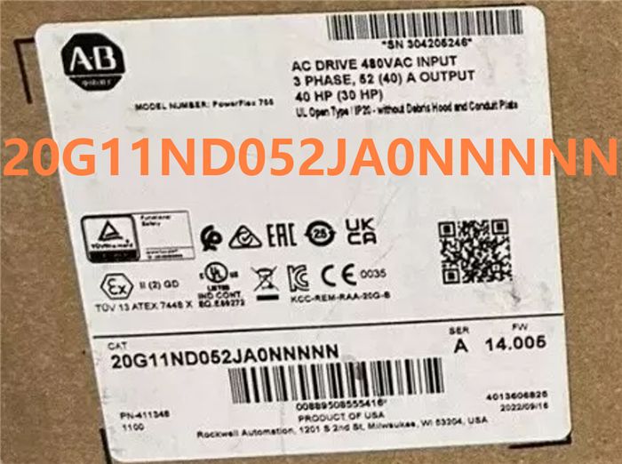 Модуль Allen-Bradley 20G11ND052JA0NNNNN