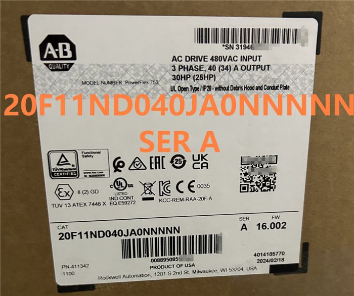 Модуль Allen-Bradley 20F11ND040JA0NNNNN