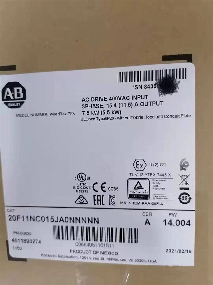Модуль Allen-Bradley 20F11NC015JA0NNNNN