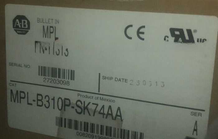 Модуль Allen-Bradley MPL-B310P-SK74AA