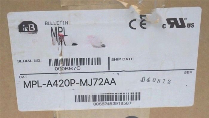 Модуль Allen-Bradley MPL-A420P-MJ72AA