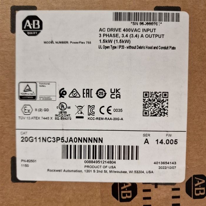 Модуль Allen-Bradley 20G11NC3P5JA0NNNNN