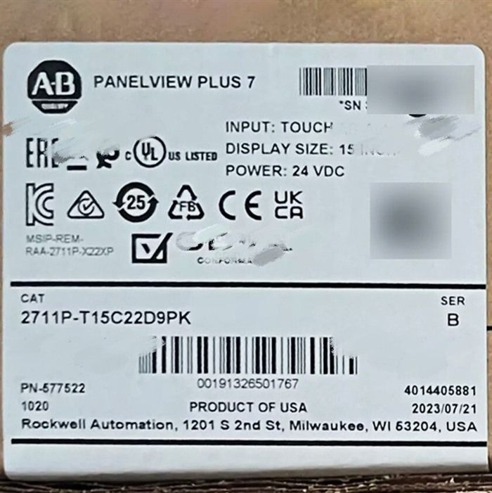 Модуль Allen-Bradley 2711P-T15C22D9PK
